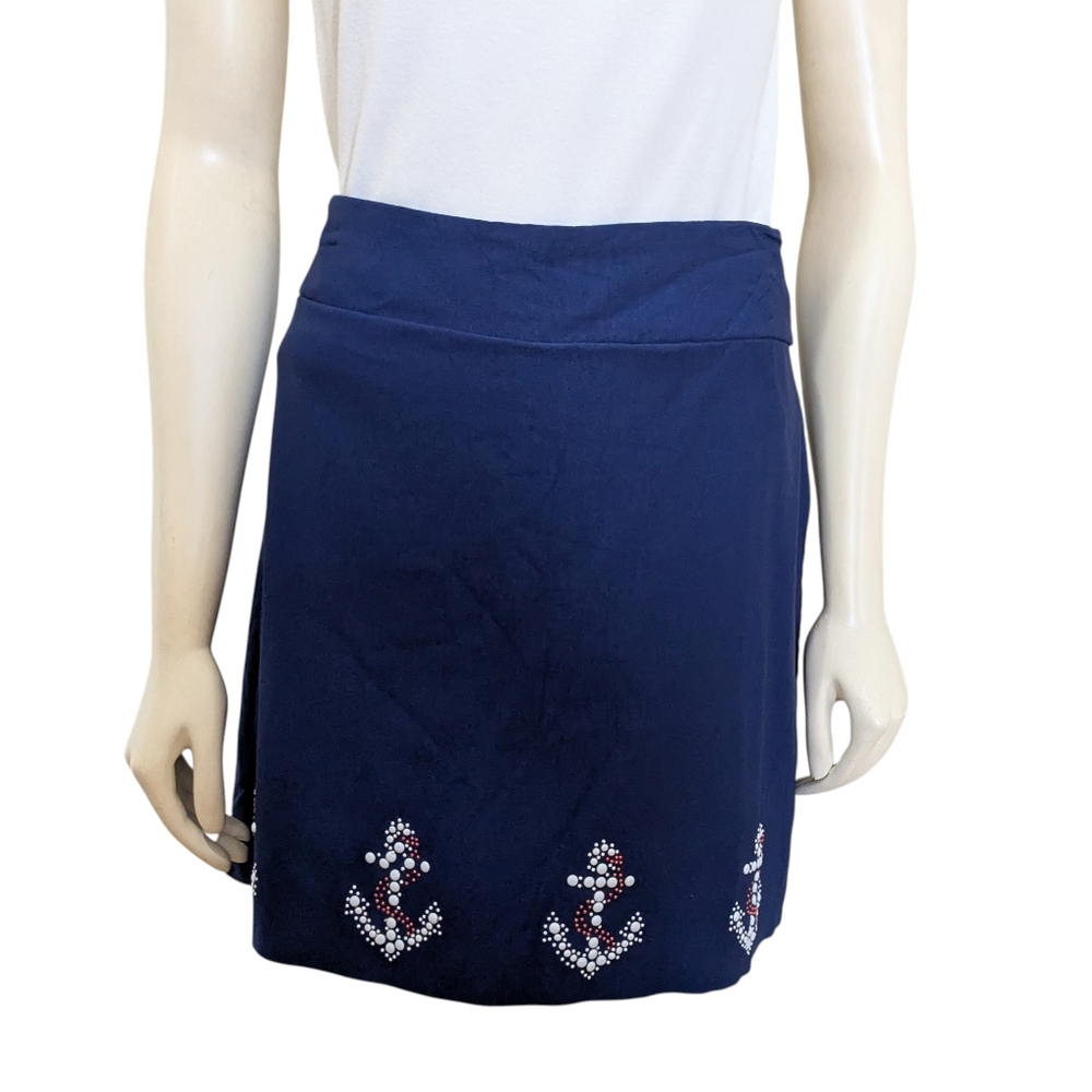 Jason Maxwell Nautical Golf Skort Size Large Petite